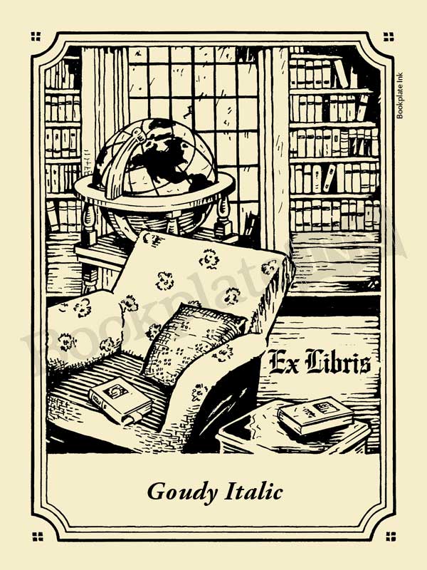Tampon Encreur Personnalisé 'De La Bibliothèque De' - 49 Designs Au Choix, Laiton - Pour Marquer Vos Livres (ex Libris) - Cadeau Pour Amoureux Des Livres